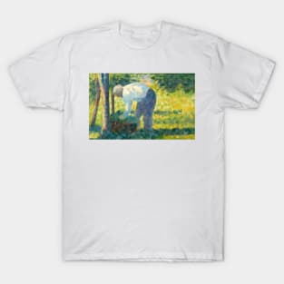 The Gardener by Georges-Pierre Seurat T-Shirt